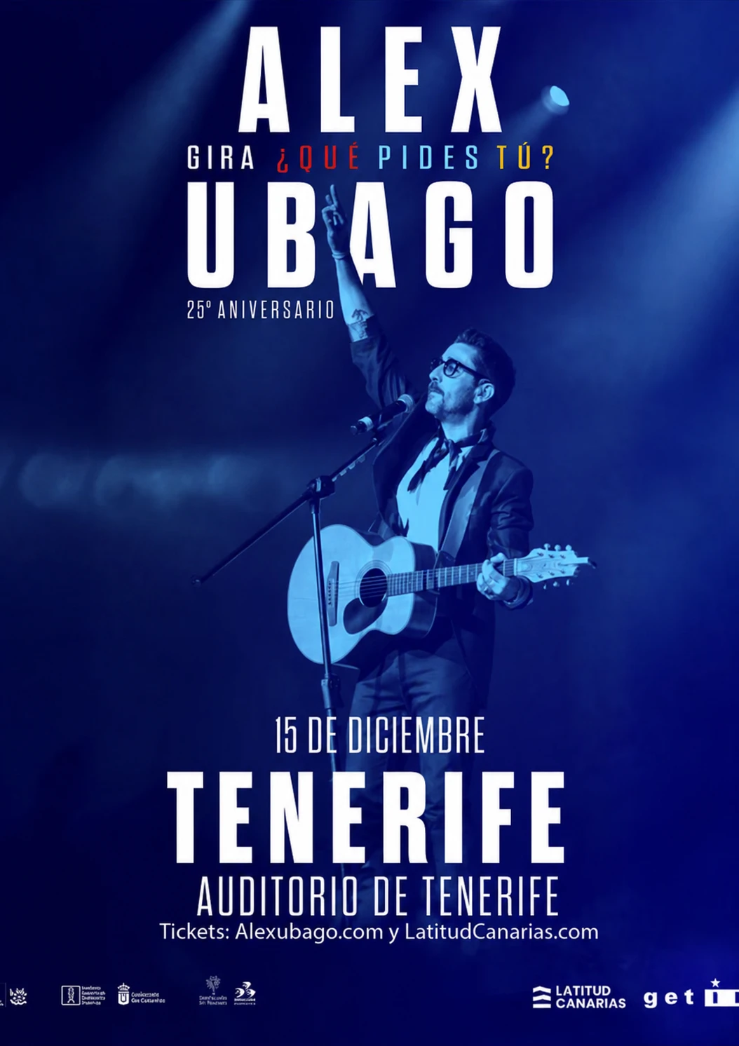 Álex Ubago en Tenerife 2026: Gira 25º Aniversario